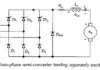 Semi-convertisseur en trois phases Nourrir séparément le moteur CC excité séparément